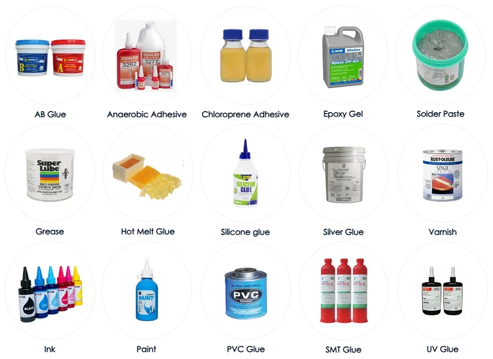 Applicable Adhesives