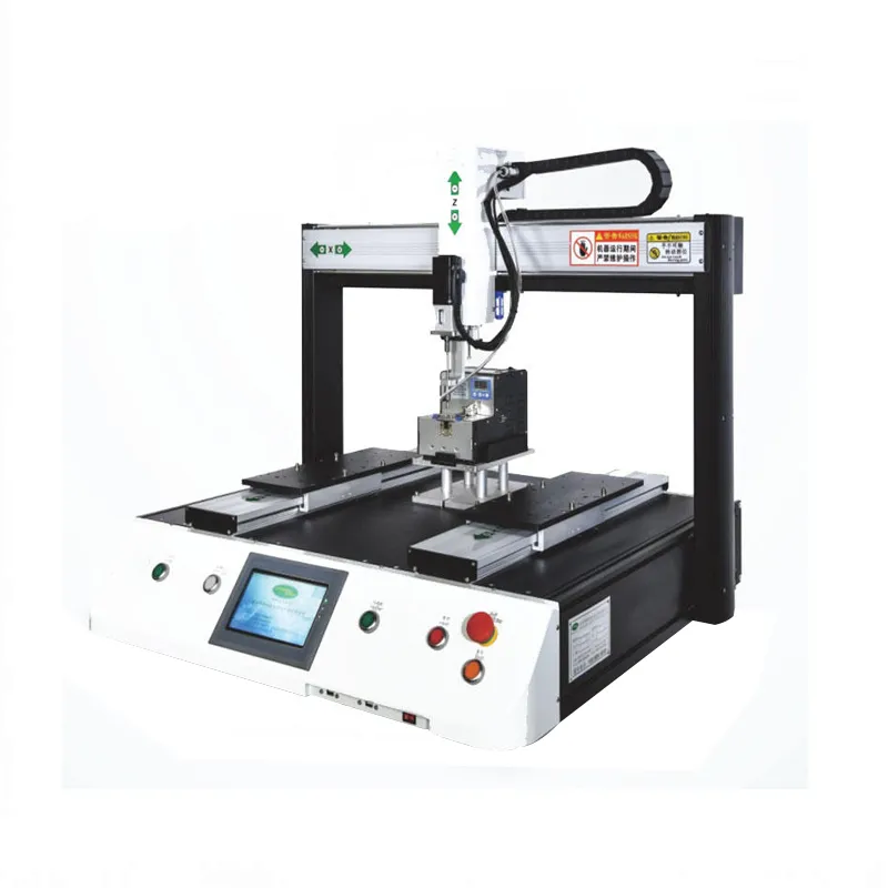 Desktop 3 Axis Automatic Screw Fastening Machine with Double Platform