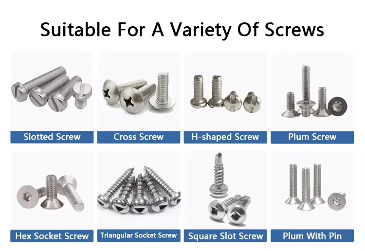 Suitable For A Variety Of Screws