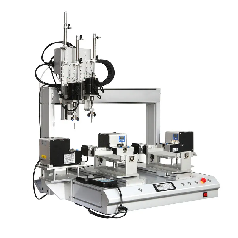 Desktop 4-Axis Automatic Screw Driver Machine with R Axis 360°