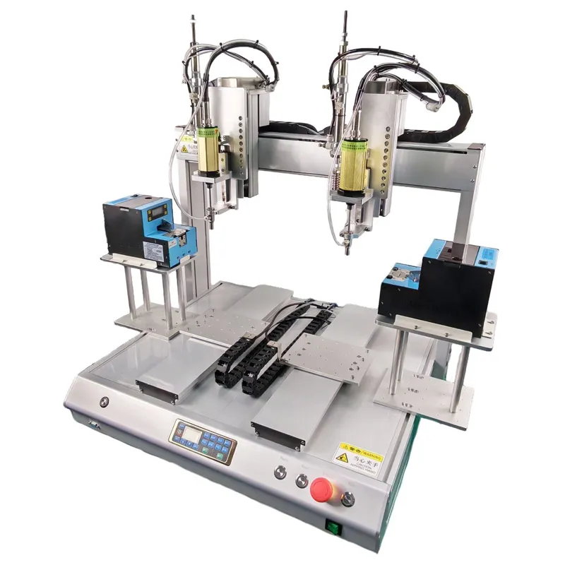 Benchtop 6-Axis Automatic Screw Tightening Machine with Double Head,Double Station