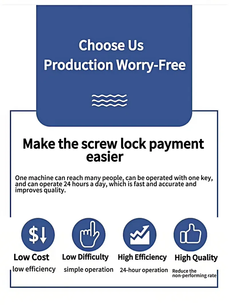 Automatic Screw Fitting Machine with CCD Visual