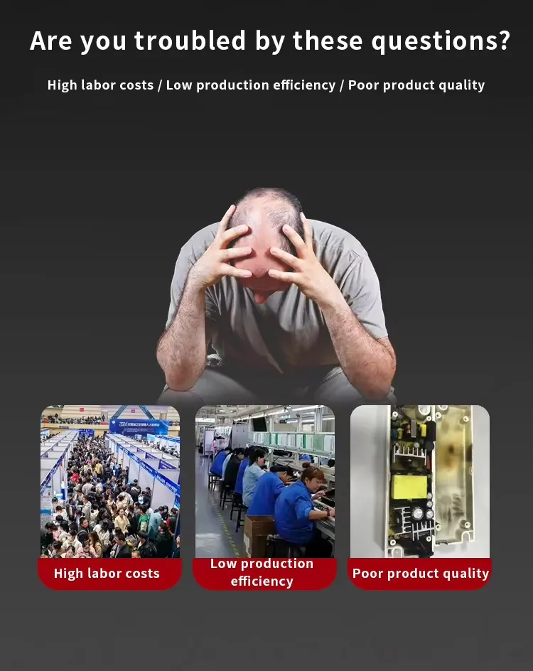 Inline AB Two-Component Automatic Glue Potting Machine