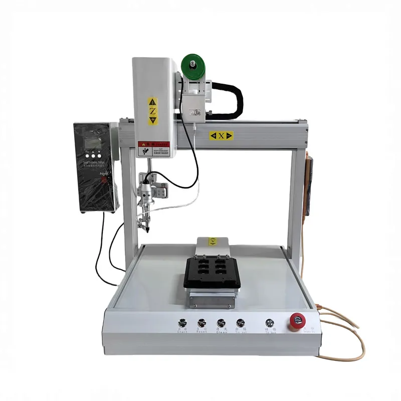 Desktop 4 Axis Automatic PCB Soldering Machine with Single-Head,Single Station