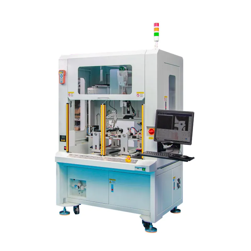 Vertical Double Station CCD Visual Automatic Soldering Machine for SMT/PCBA